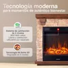 KAMINIO Chimenea eléctrica JUAN: Chimenea eléctrica de pie Vista previa de la imagen del producto 3