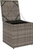 vidaXL Kissenbox mit Speicher Grau 50 x 50 x 50 cm Produktbild-Vorschau 4