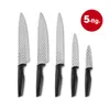 GOURMETmaxx Messerset Diamant-Optik - 5 Messer Edelstahl Produktbild-Vorschau 3