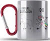 Trendation - Beste Ehefrau Edelstahl Tasse Karabiner Produktbild-Vorschau 1