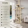 Arbre à chat HANSI 260 cm - beige/blanc Voir les images du produit 2