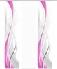 Schiebegardine 3er-Set Wuxi beere 60x245 cm Produktbild-Vorschau 1