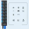 USB Hub Active 3.0 7-Port Hub Adapter Aktiv USB Verteiler Produktbild-Vorschau 12