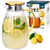 Vilde | Glaskrug 1,6 L - mit Deckel - Geriffeltes Glas - Produktbild-Vorschau 9