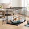 FEANDREA Hundekäfig Faltbar mit 1 Tür und Kunststoffschale Produktbild-Vorschau 8