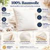 2er Set Federkissen 40x40 cm 300 g 100% Gänsefedern Produktbild-Vorschau 6