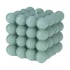 4x Deko Bubble Kerze Grün Groß 10 x 10 cm Bubblekerze 630g Produktbild-Vorschau 2