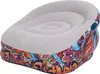 An inflatable chair with a graffiti design. Produktbild-Vorschau