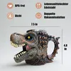 Dinosaurier-Kaffeebecher mit originellem Motiv – Lustige Produktbild-Vorschau 2