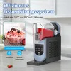 A slush machine with a bowl of prepared slush in the foreground, set against a kitchen counter background. Produktbild-Vorschau