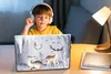 MuchoWow® Laptop Aufkleber Sticker Cover Winter - Hirsche - Produktbild-Vorschau 3