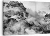 Bild auf Leinwand - Leinwandbild - Berge Nebel Gipfel - Produktbild-Vorschau 1