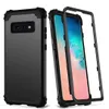 Custodia Galaxy S10e, 3 in 1 Custodia ibrida rigida in PC Anteprima dell’immagine prodotto 1