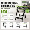 2x Multifunktions-Arbeitsbock Rollenbock höhenverstellbar Produktbild-Vorschau 4