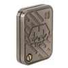 A metal poker push slider toy with a skull design. Produktbild-Vorschau