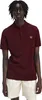 Fred Perry Polo normale Passform bordeaux einfarbig Produktbild-Vorschau 2