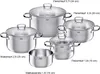 SILIT Set de casseroles Toskana acier inoxydable 5 pièces Voir les images du produit 7