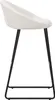 ML-Design Barhocker 2er Set Beige Stoffbezug 75 cm hoch Produktbild-Vorschau 3