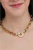 Guess JUBN04074JWYG Collana Love Maxi da donna color oro Anteprima dell’immagine prodotto 2
