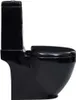 vidaXL WC rotondo in Vetroceramica nero Anteprima dell’immagine prodotto 21