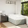 Posteľ bez matraca bledosivý 90x200 cm zamat Náhľad obrázku produktu 3