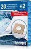 Dustwave®  20 Staubsaugerbeutel für Akiba HD 804 -  Produktbild-Vorschau 1