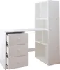 Scrivania angolare Merax con libreria, scrivania con 4 Anteprima dell’immagine prodotto 4