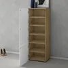 doporro Meuble à Chaussures Chêne Clair et Blanc Mat Voir les images du produit 4