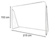 KIK KX3207 Futbalová bránka s plachtou 215 x 153 x 76 cm Náhľad obrázku produktu 10