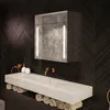 Spiegelschrank mit LED Beleuchtung - Emily 66.5x72 cm - LED Produktbild-Vorschau 4