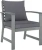 vidaXL 5-tlg. Garten-Lounge-Set mit Auflagen Massivholz Produktbild-Vorschau 4