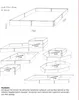 Diagrams showing different configurations of a raised garden bed, with text labels and dimensions. Produktbild-Vorschau