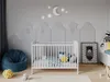 Bílá Dětská Postýlka 120 x 60 cm s Pěnovou Matrací Aloe Náhled obrázku produktu 2