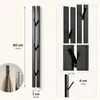 DanDiBo Wandgarderobe, zwart, metalen, set van 2, modern, Productafbeelding-voorbeeld 2