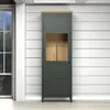 trendteam Stanton Standvitrine Tannengrün/Evoke Eiche, Produktbild-Vorschau 8