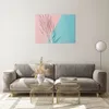 Bilder auf glas - Einteilig - Blatt Rosa Türkis - 70x50cm - Produktbild-Vorschau 7