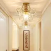 Kronleuchter, Kristalldeckenleuchten, goldene LED Produktbild-Vorschau 2