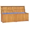 vidaXL Coffre de jardin 175x50x55 cm bois massif teck - Voir les images du produit 4