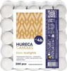 Horeca Candles tea lights 200 pezzi bianchi - 4h di Anteprima dell’immagine prodotto 1