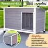 zooprinz Hundehütte Jacky | XL | Wetterfest | Massivholz | Produktbild-Vorschau 8