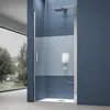 doporro Porte de Douche Pivotante Transparente avec Bande Voir les images du produit 1