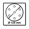 Festool Abrasifs Granat D125 P120 GR/100 Voir les images du produit 10