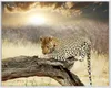 Wallario Wandbild Leopard auf Baumstamm in Afrika, Größe: Produktbild-Vorschau 1