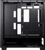 The back interior of a black computer case. Produktbild-Vorschau