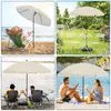 Strandsonnenschirm - Runder Balkonschirm - Durchmesser 135 Produktbild-Vorschau 5