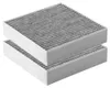 AllSpares Long Life Aktivkohlefilter (2St.) geeignet für Produktbild-Vorschau 1