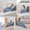 Collage of images showing people using orthopedic wedge pillows in different settings like a bed and on the floor. Anteprima dell’immagine prodotto