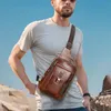 Umhängetasche aus echtem Leder, Schulter-Brusttasche, Produktbild-Vorschau 7