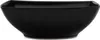 A black ceramic bowl is shown from the side against a white background. Náhled obrázku produktu
