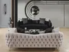 Sofa 3 Sitzer Couch Moderne Luxus Polster Wohnzimmer Textil Produktbild-Vorschau 2